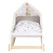 Petit pied de poupée swing en bois petit bouton - afbeelding 3