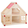 Petite maison de poupée en bois avec meubles, 23dlg.