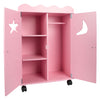 Petit pied de poupée en bois rose