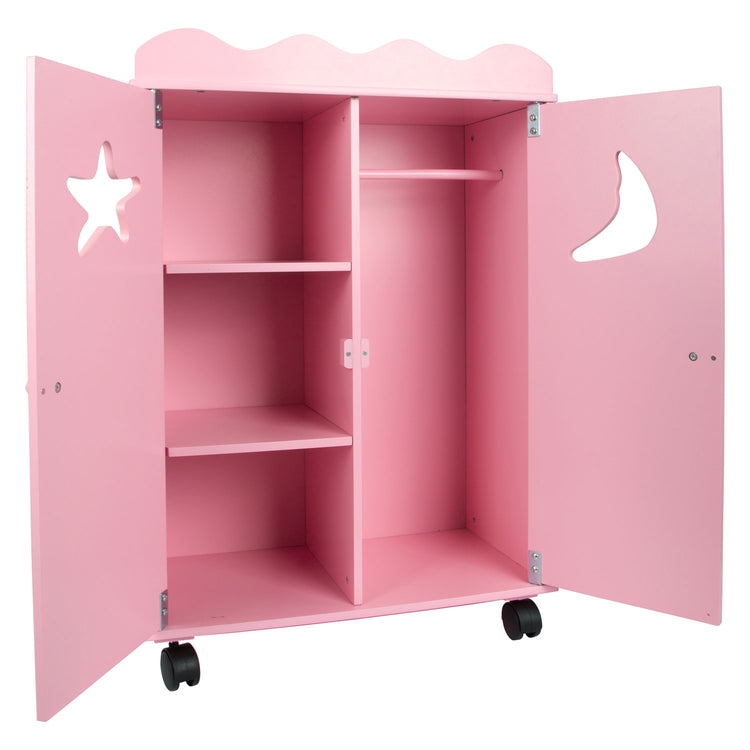 Petit pied de poupée en bois rose