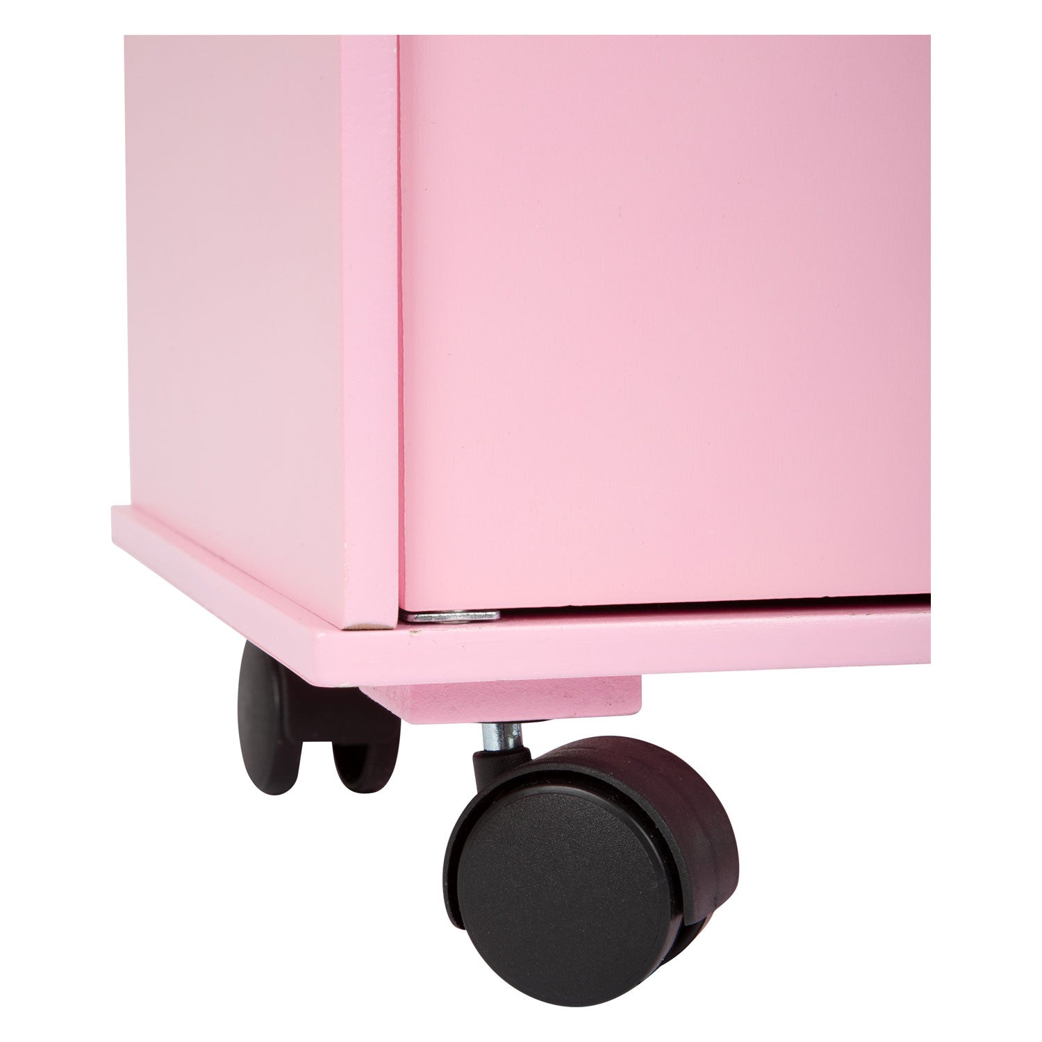 Petit pied de poupée en bois rose