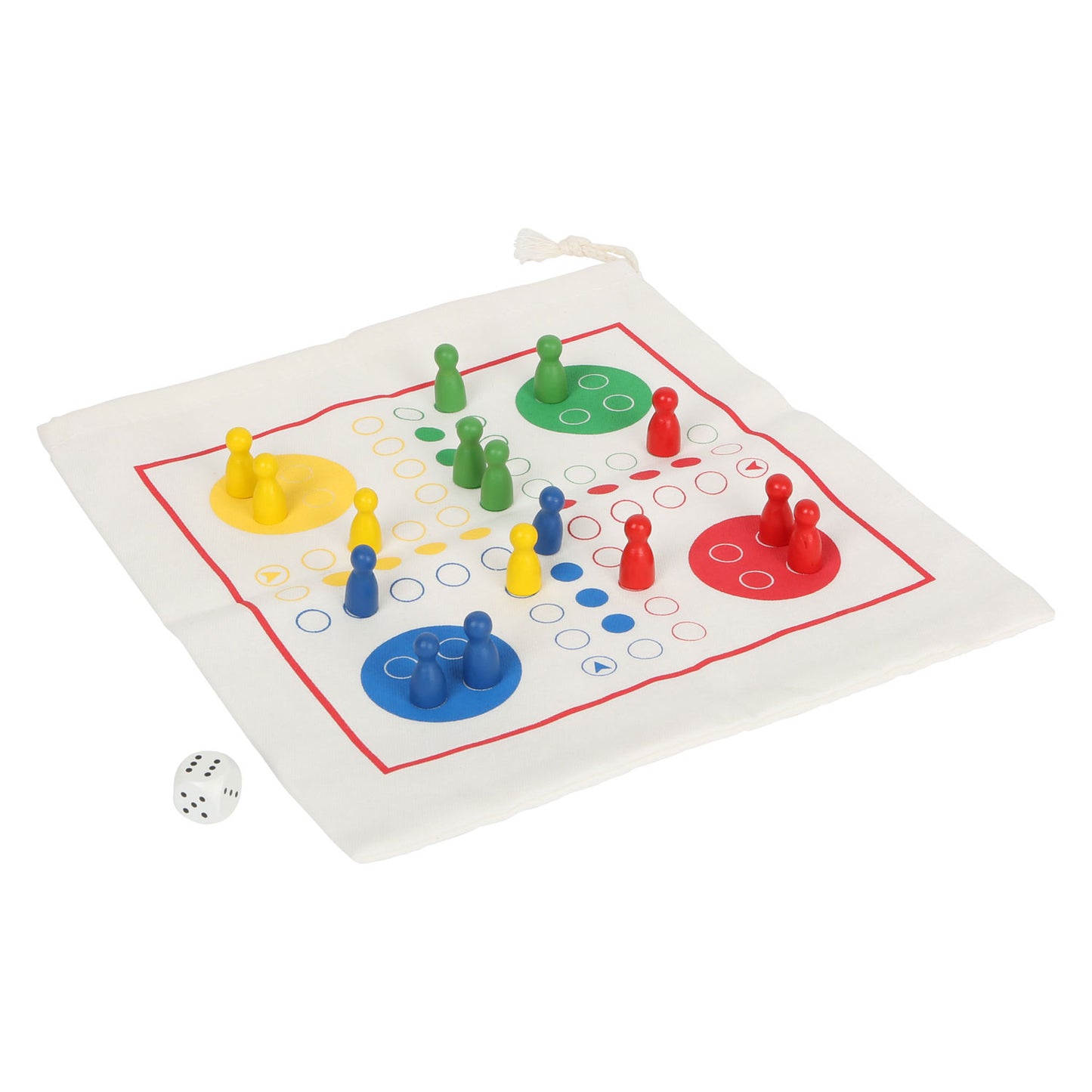Jeu de voyage en bois de petit pied