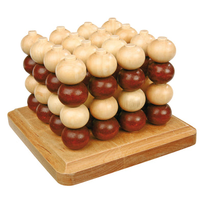 Small Foot Foor N A Row 3D Wooden Strategy Game