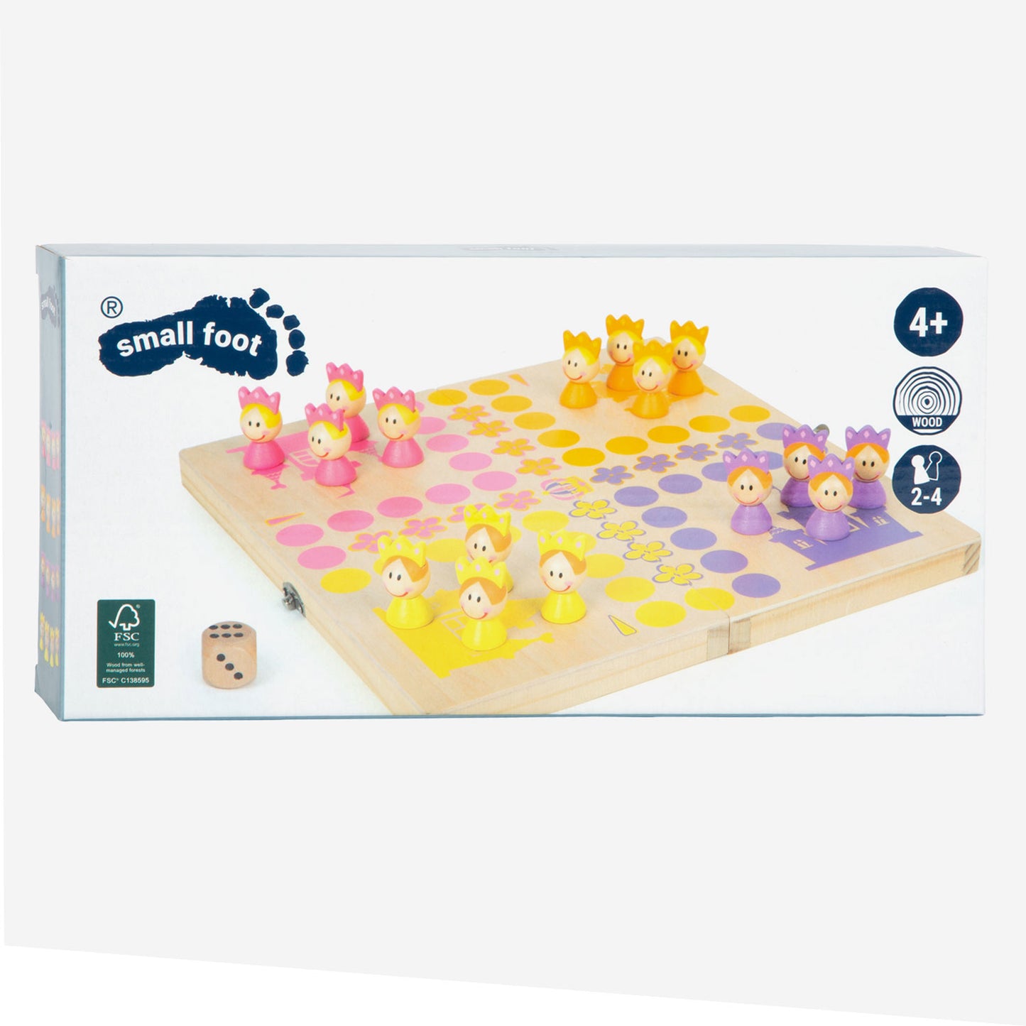 Small Foot Wooden Ludo Game Princess
