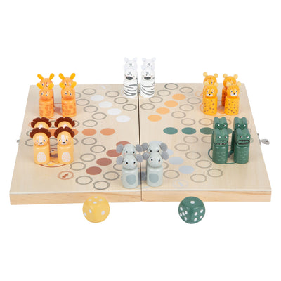 Plafènes 6 Joueurs du jeu Ludo en bois de petit pied