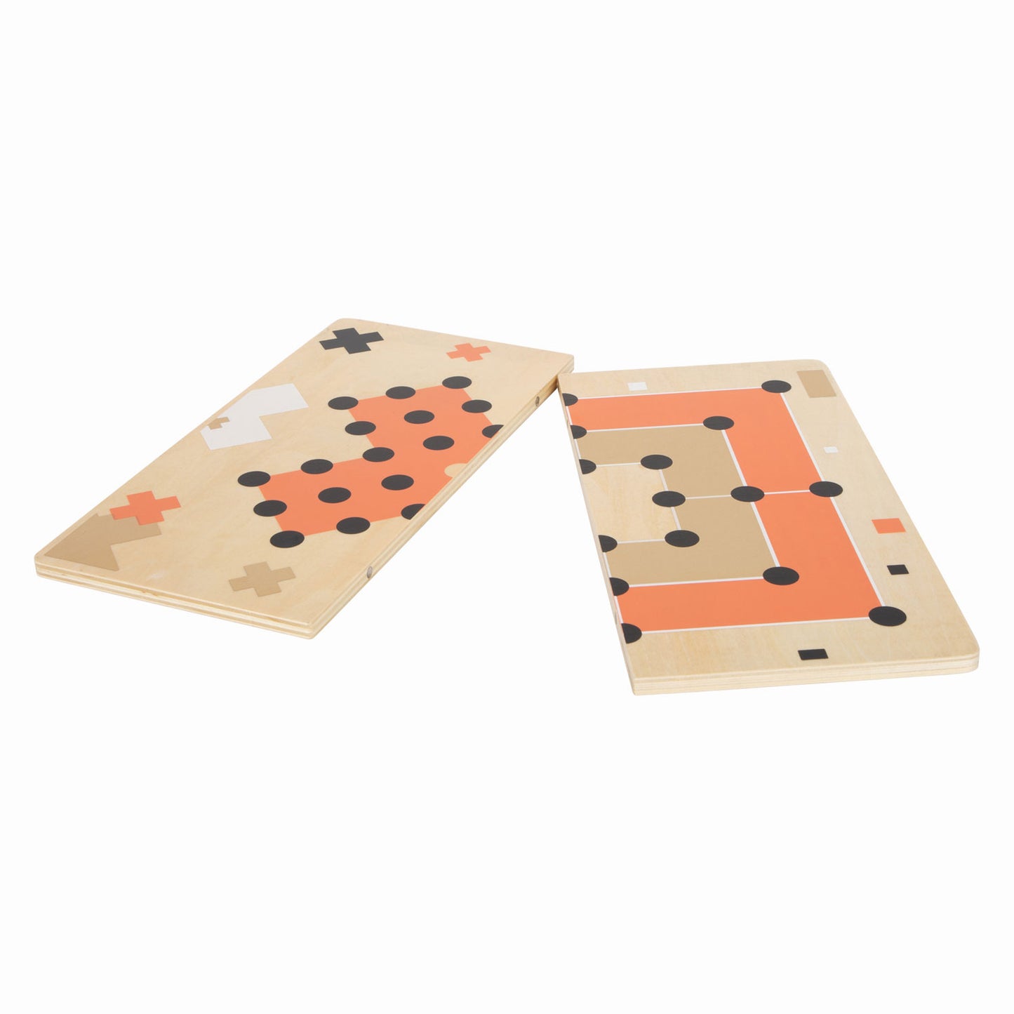 Petit pied Houten Solitaire et Molenspel Golden Edition