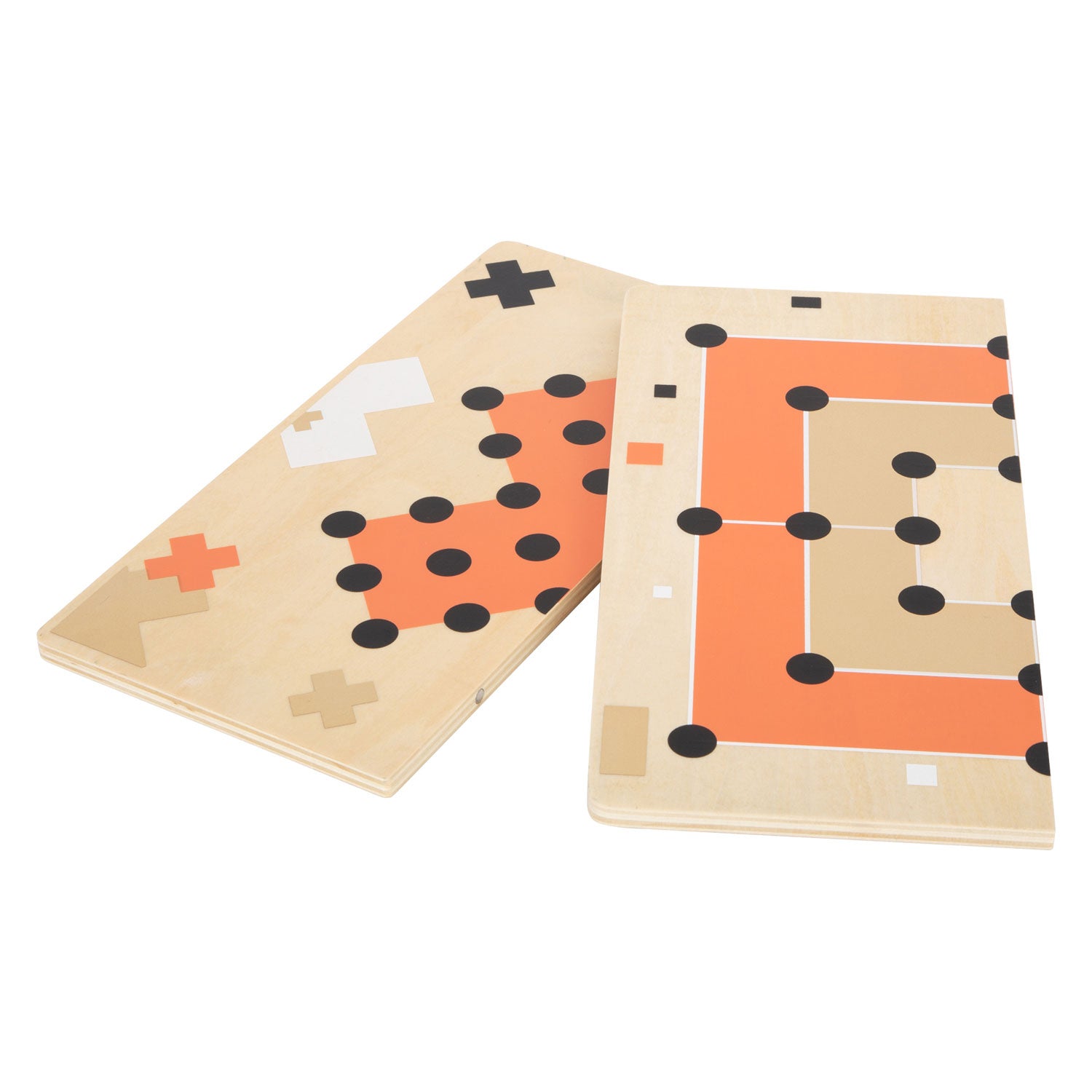 Petit pied Houten Solitaire et Molenspel Golden Edition