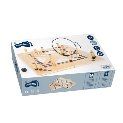 Small Foot Snakes and Ladis Board Game Golden Edition
