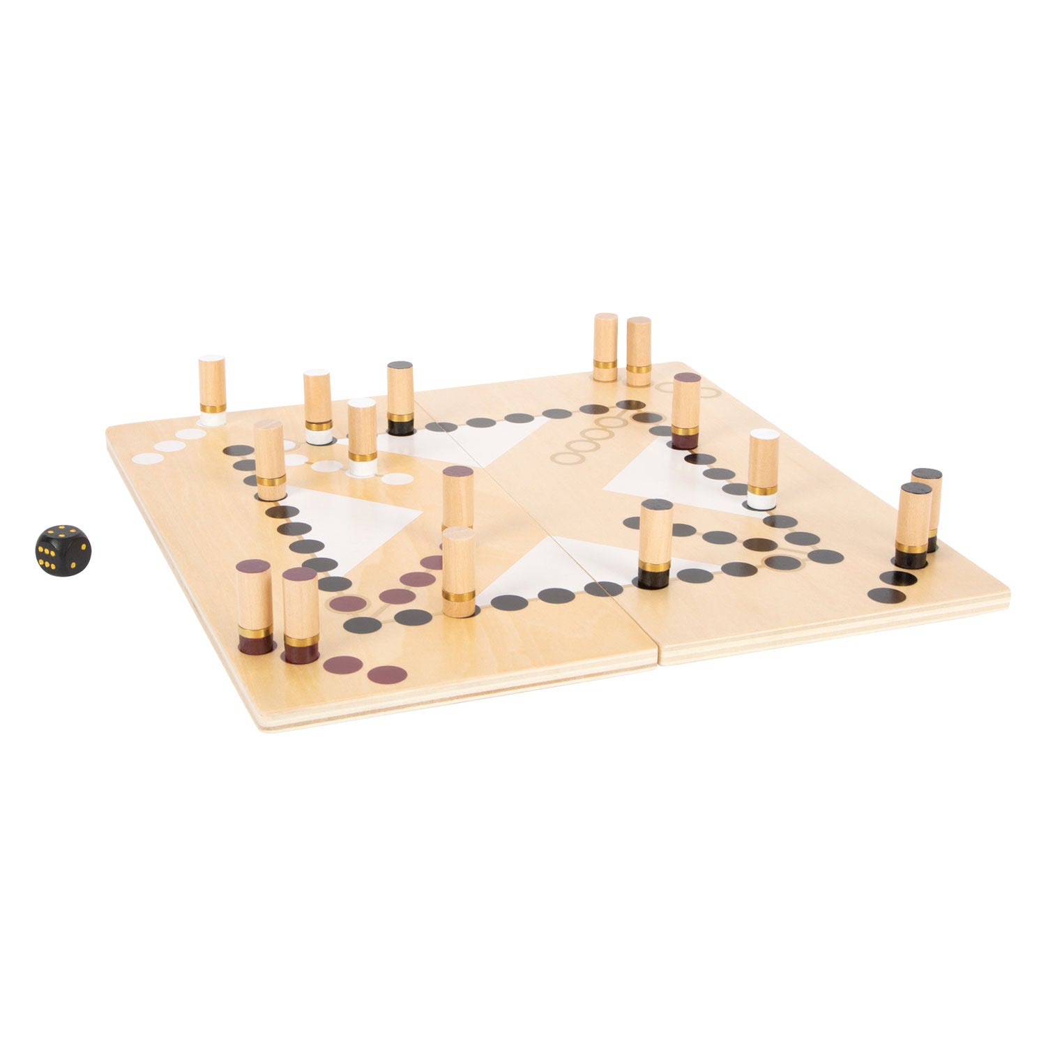Small Foot Snakes and Ladis Board Game Golden Edition