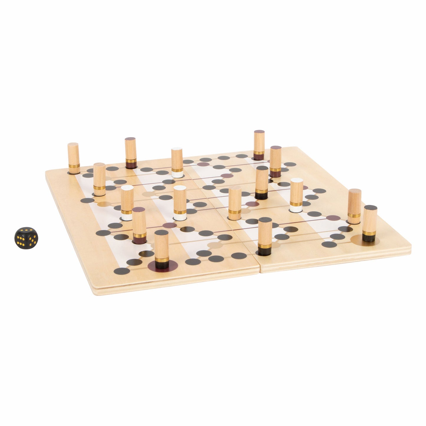 Small Foot Snakes and Ladis Board Game Golden Edition