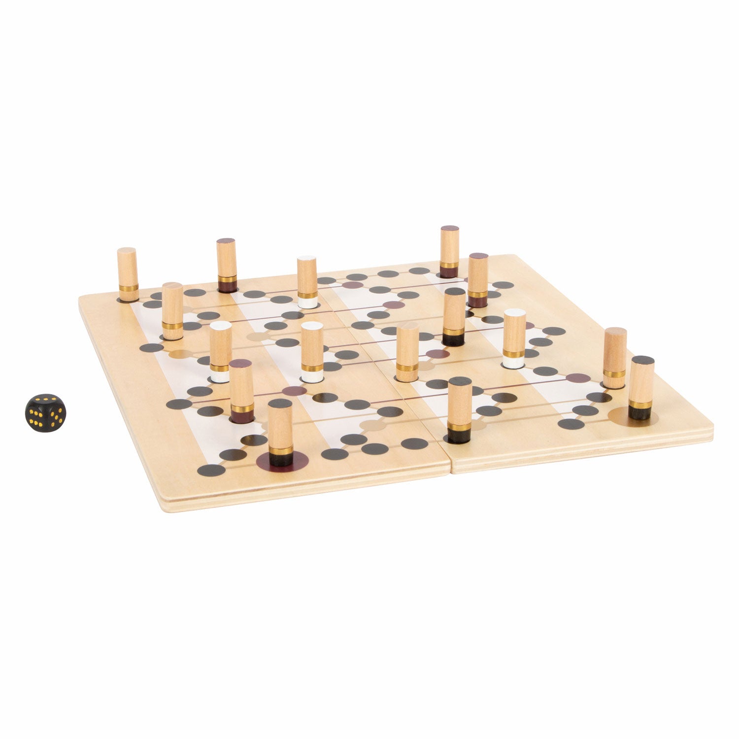 Small Foot Snakes and Ladis Board Game Golden Edition