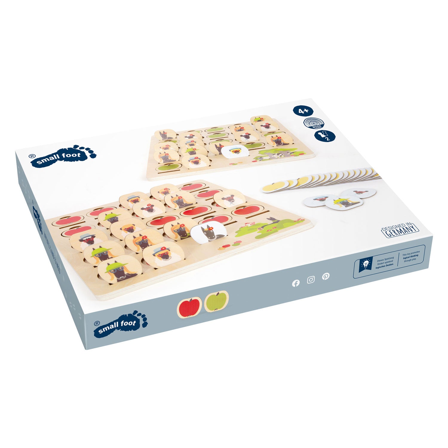 Jeu de société en bois petit devine deviner qui
