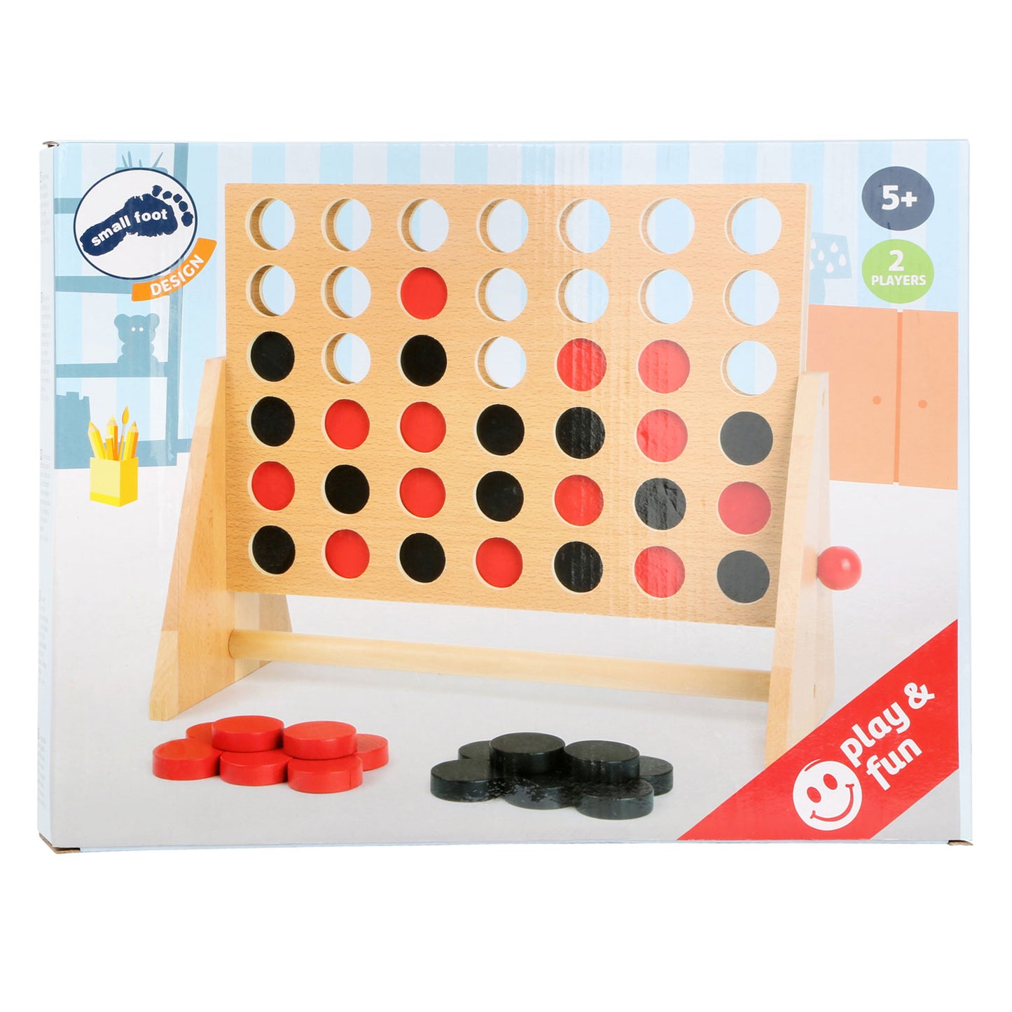 Petit jeu en bois 4 consécutives
