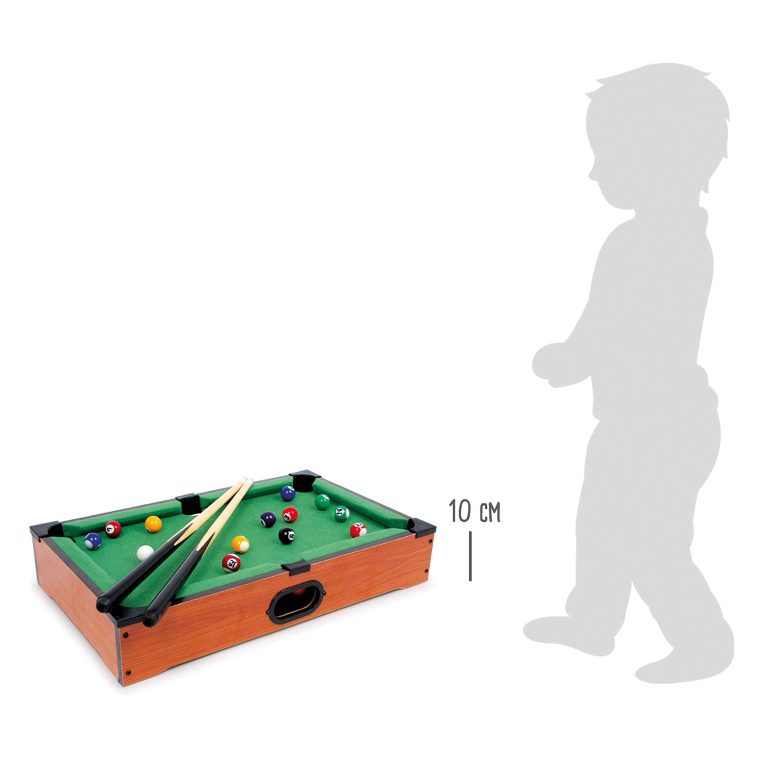 Petit pied en bois mini-table billard petit