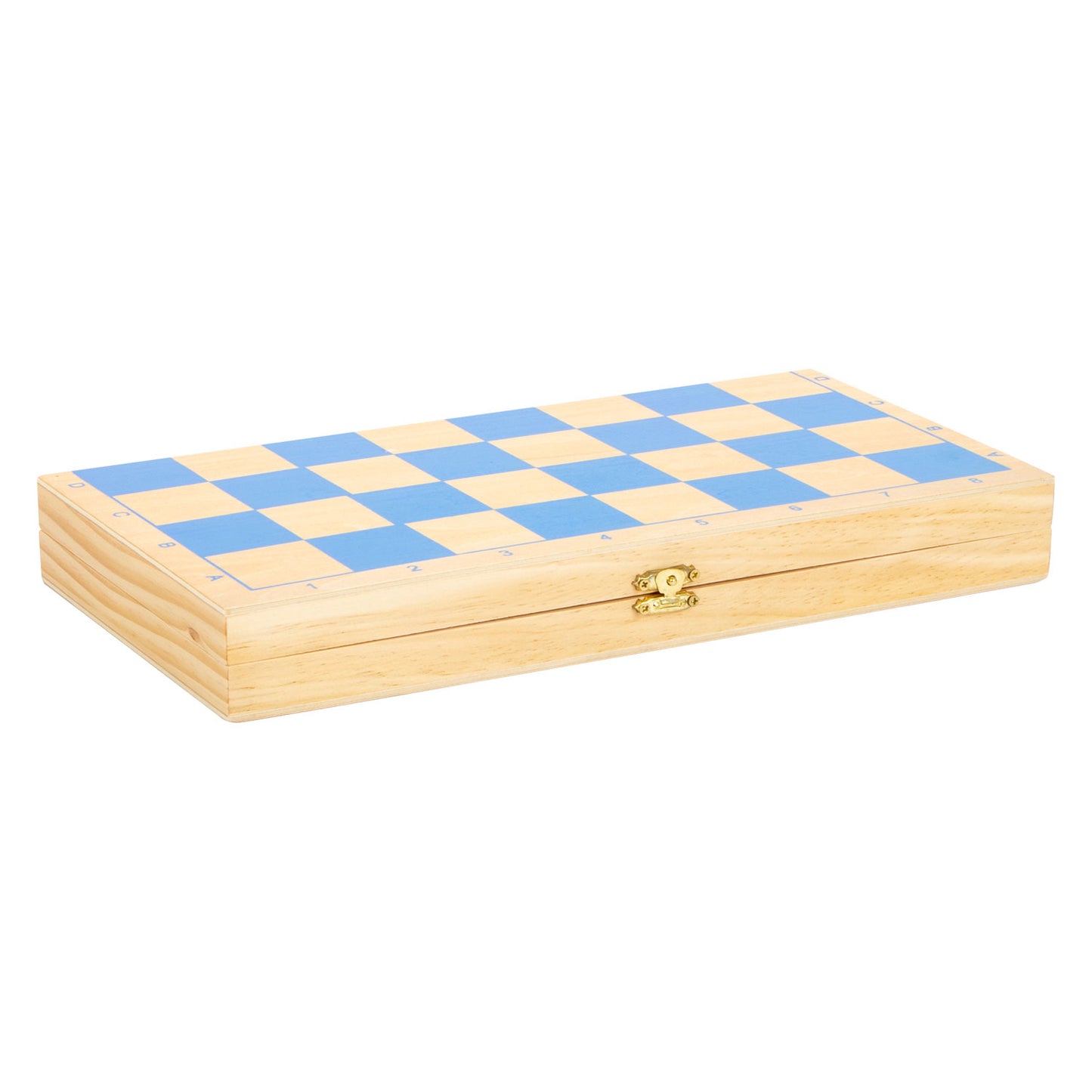 Petit pied d'échecs en bois chevaliers