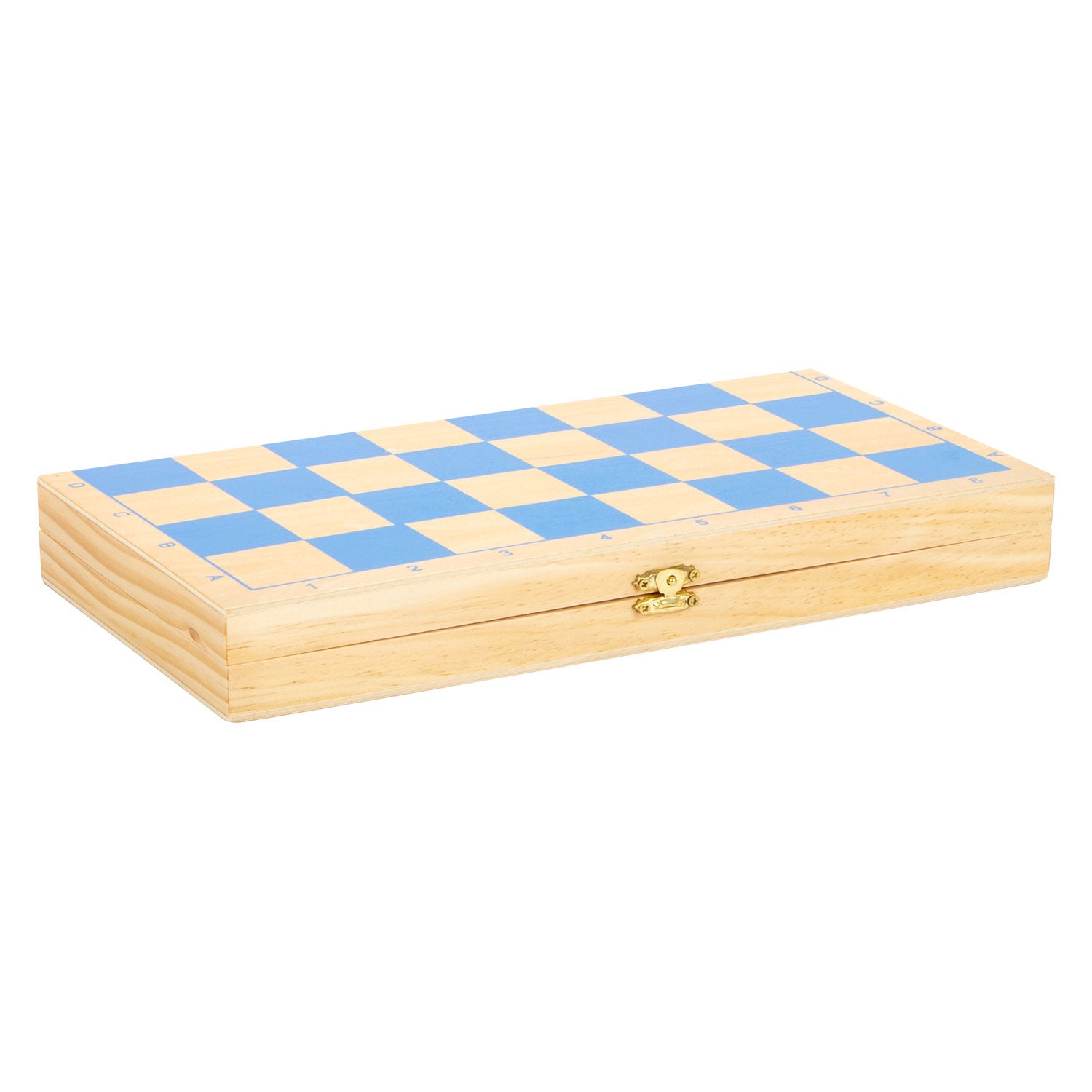 Petit pied d'échecs en bois chevaliers