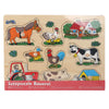 Small Foot Wooden Studs Puzzle Farm, 9e.