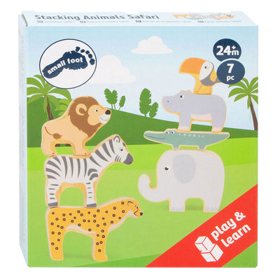 Petit pied safaridier en bois Balanspel, 7dlg.
