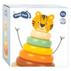 Tiger de la tour d'empilement en bois à petit pied, 7dlg.