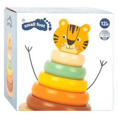 Tiger de la tour d'empilement en bois à petit pied, 7dlg.