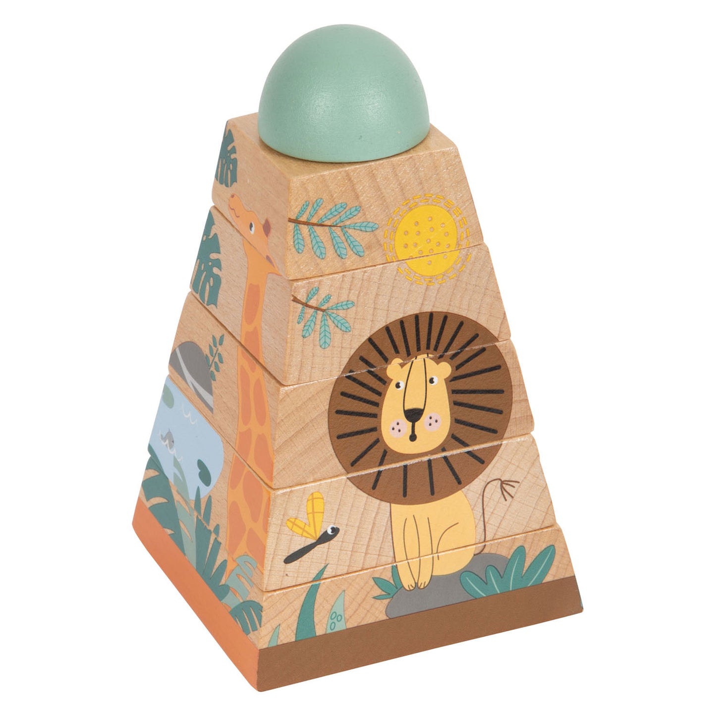 Small Foot Stacking Tower Safari, 6dlg.