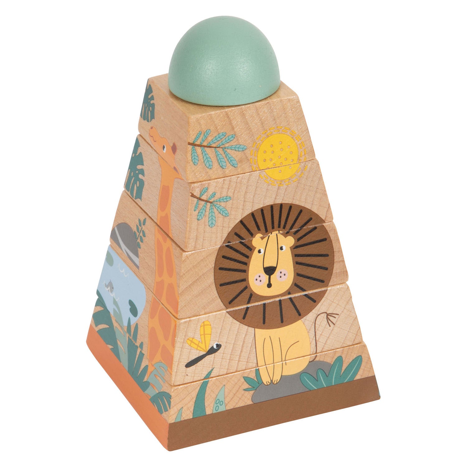 Small Foot Stacking Tower Safari, 6dlg.
