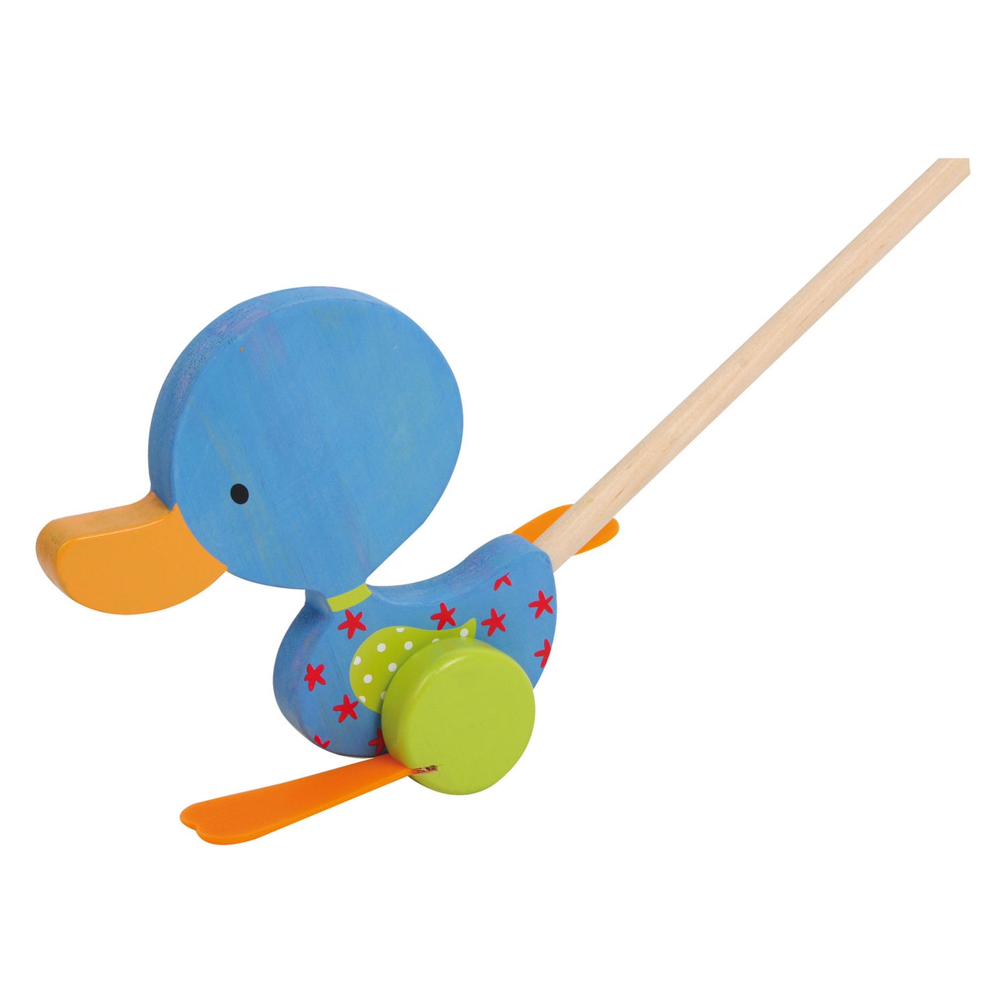 Petit pied Push Push Push Figure Duck Matteo avec bâton