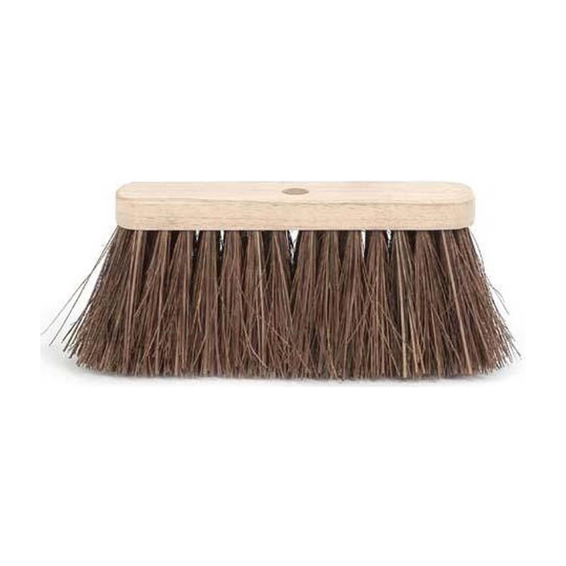 Balai de rue en bois-piassava non laqué 29cm