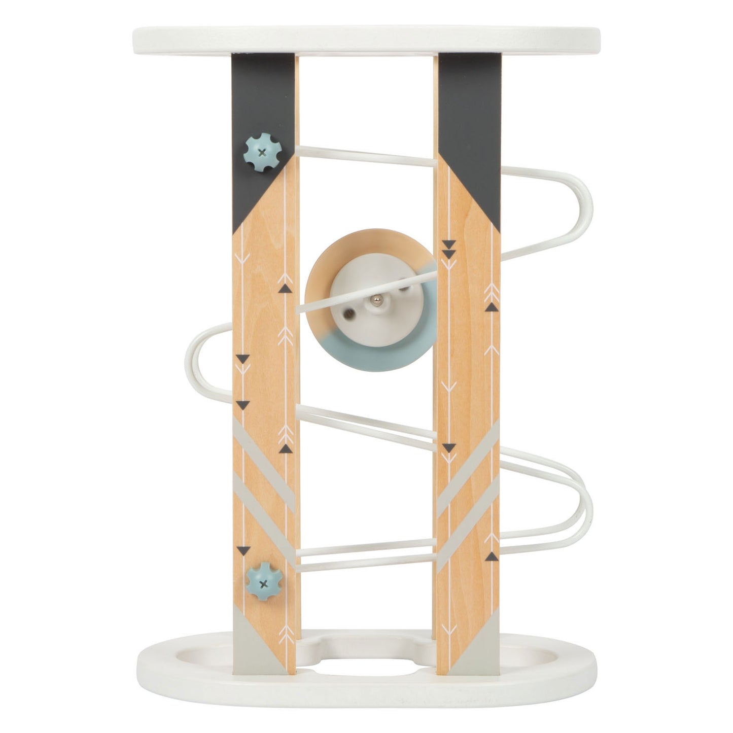 Aimant de piste en marbre en bois petit pied