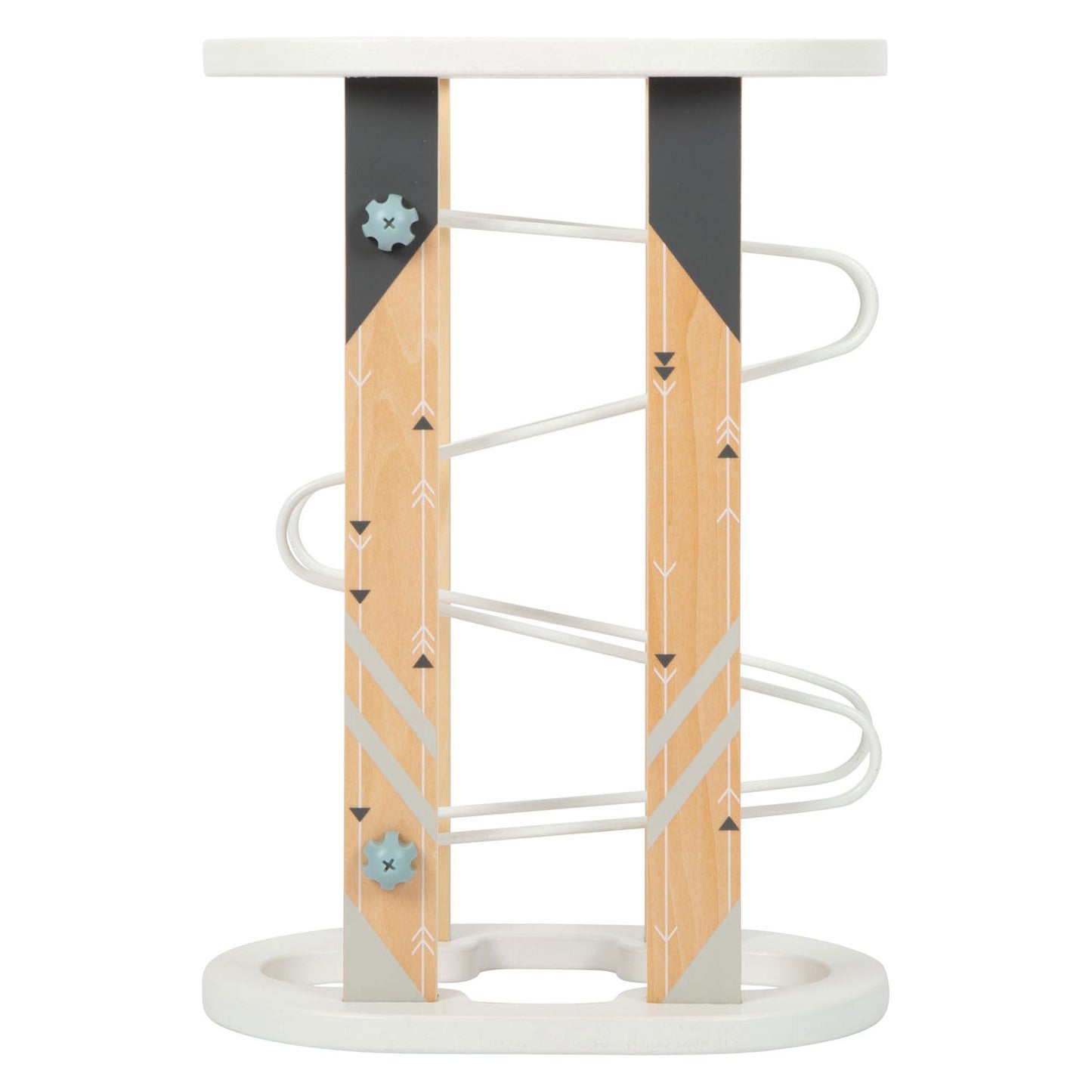 Aimant de piste en marbre en bois petit pied