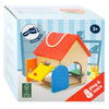 Petite maison en bois avec fossés, 9dlg.