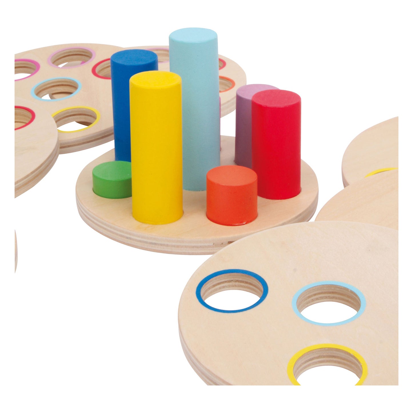 Small Foot Wooden Stacking Game Logisteck Educational, 9DLG.
