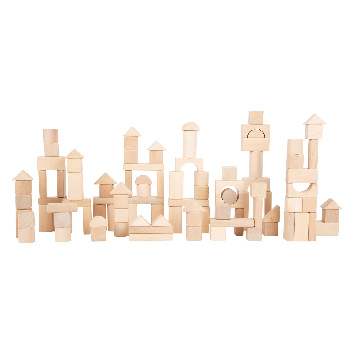 Perums de construction en bois de petit pied bien sûr dans le sac, 100dlg.