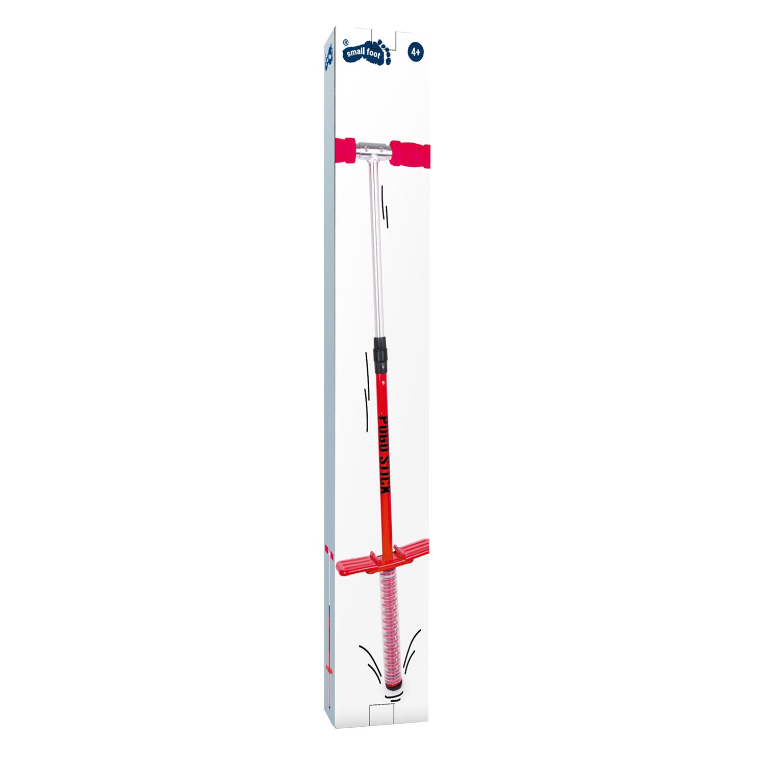 Petit pied pogo bâton rouge