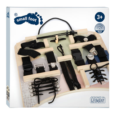 Petit pied d'activité en bois verrouillage et connexions