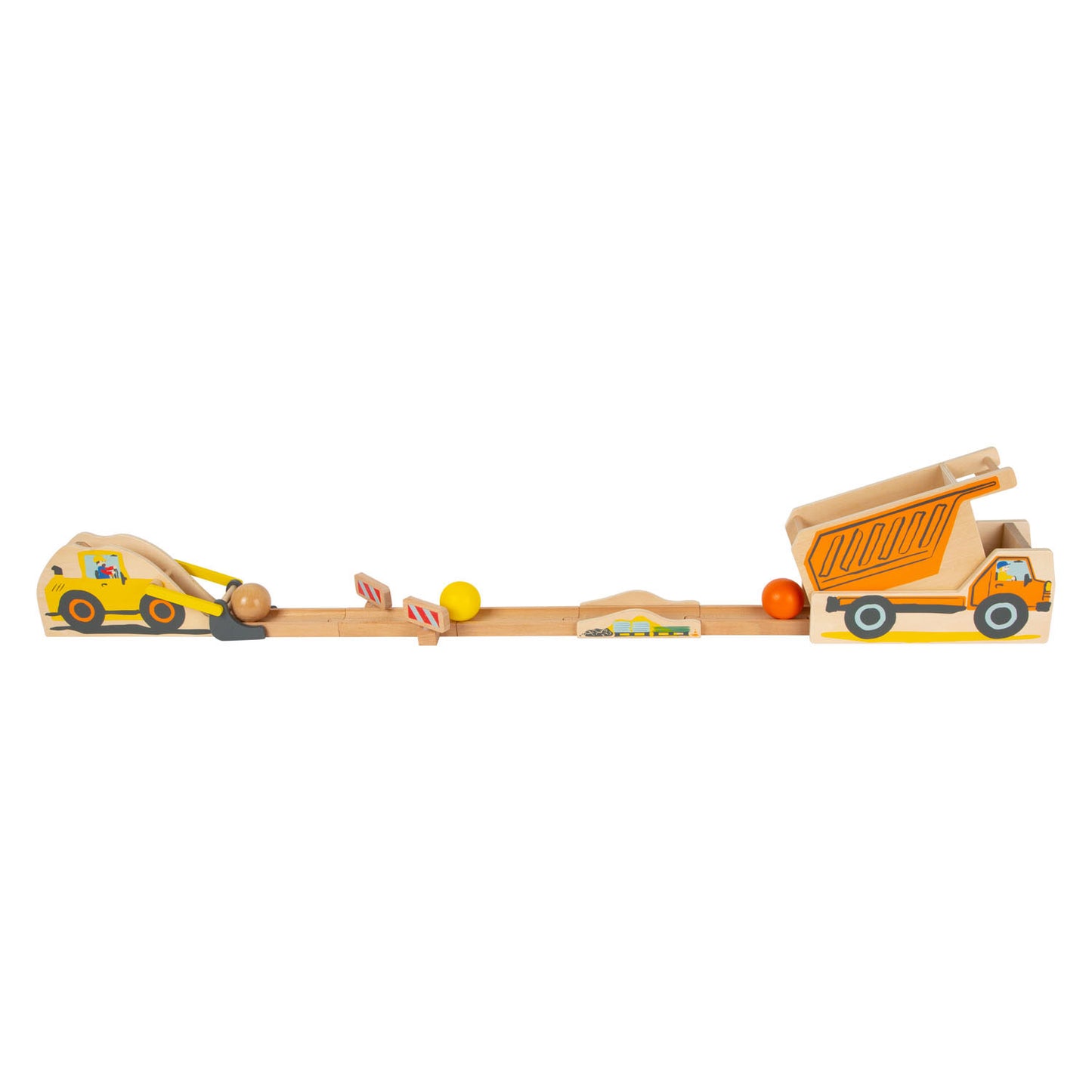 Petit pied en bois knikkerbaan Bouwplaats junior, 10dlg.