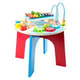 Activités en bois de petit pied et table de musique 2in1 - afbeelding 1