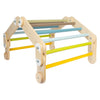Petit pied aire d'escalade en bois triangle aventure