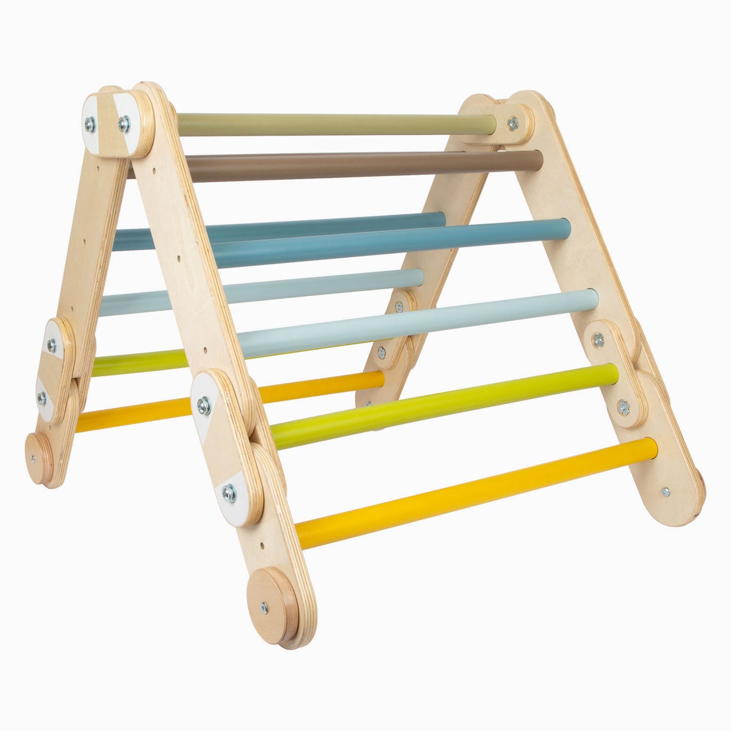 Petit pied aire d'escalade en bois triangle aventure