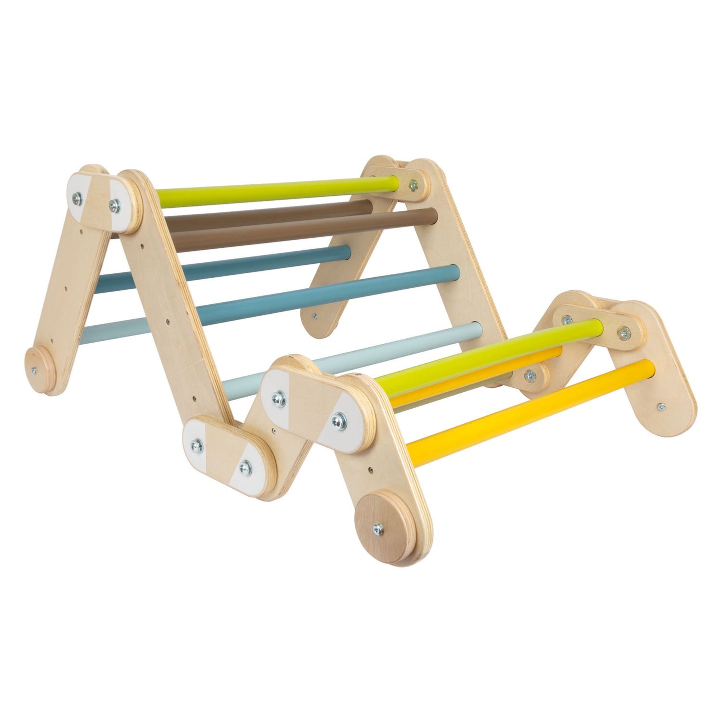 Petit pied aire d'escalade en bois triangle aventure