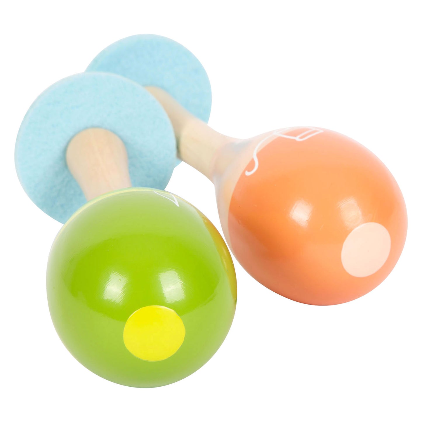 Petit pied en bois maracas groovy rythmes