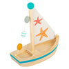 Petits jouets de bain à pied voitures en bois zeester
