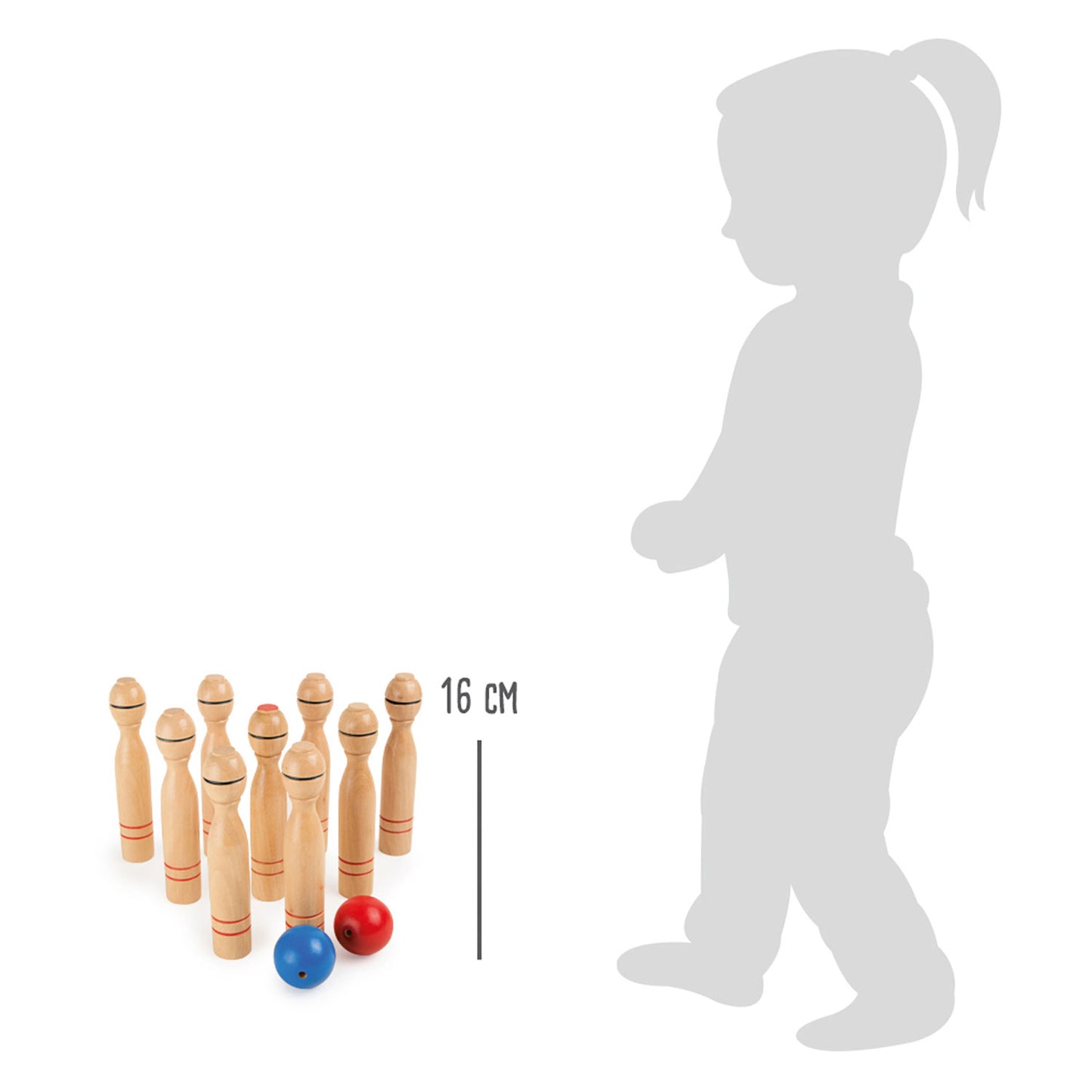 Small Foot Wooden Cone Game, 11dlg.