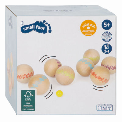 Petit pied en bois Jeu de Boules, 9dlg.