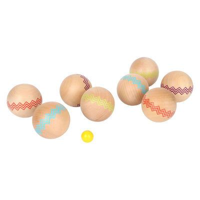 Petit pied en bois Jeu de Boules, 9dlg.