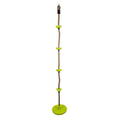 Petite corde d’escalade et balançoire 2 en 1 vert, 190cm