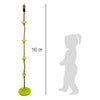 Petite corde d’escalade et balançoire 2 en 1 vert, 190cm