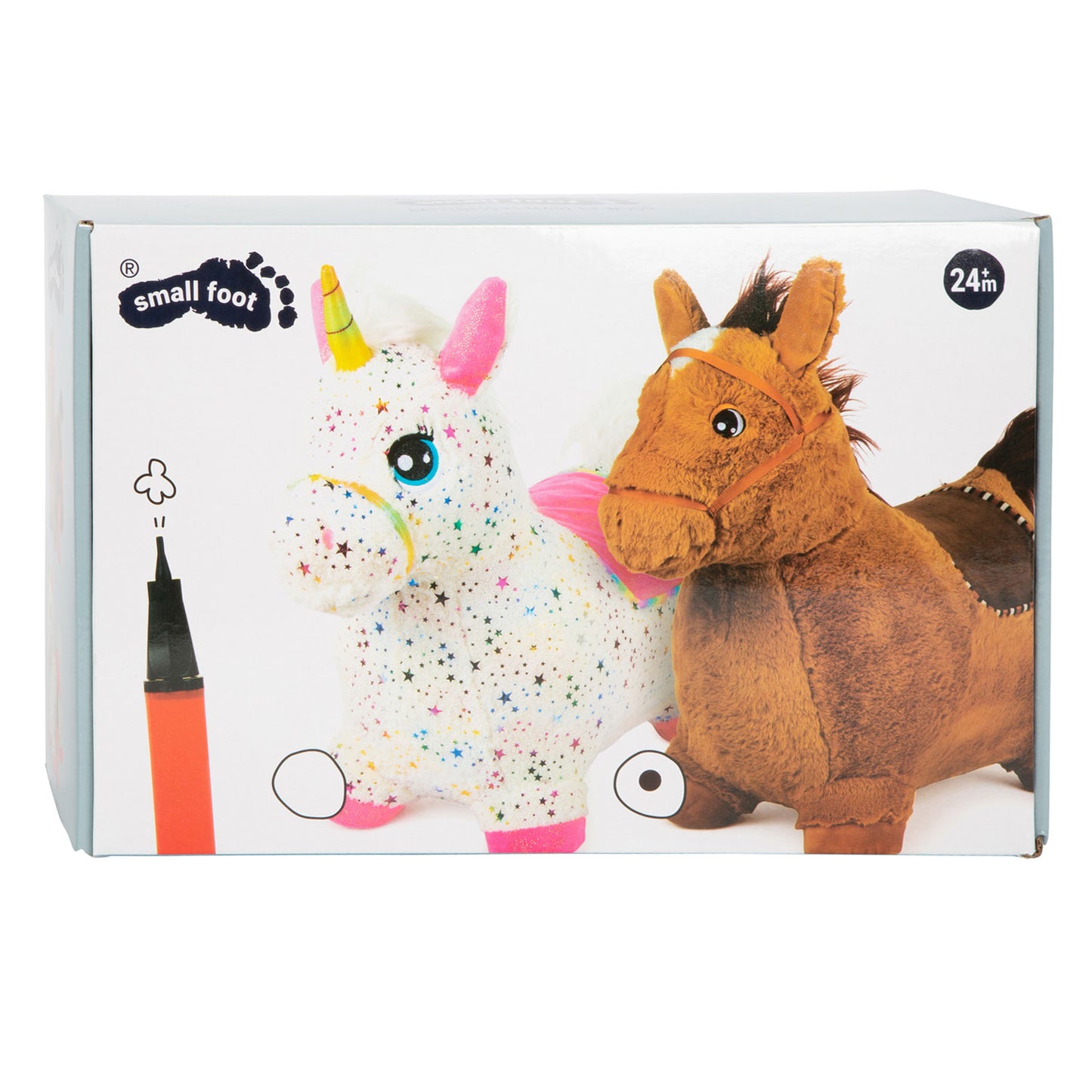Petit skippyard à pied peluche