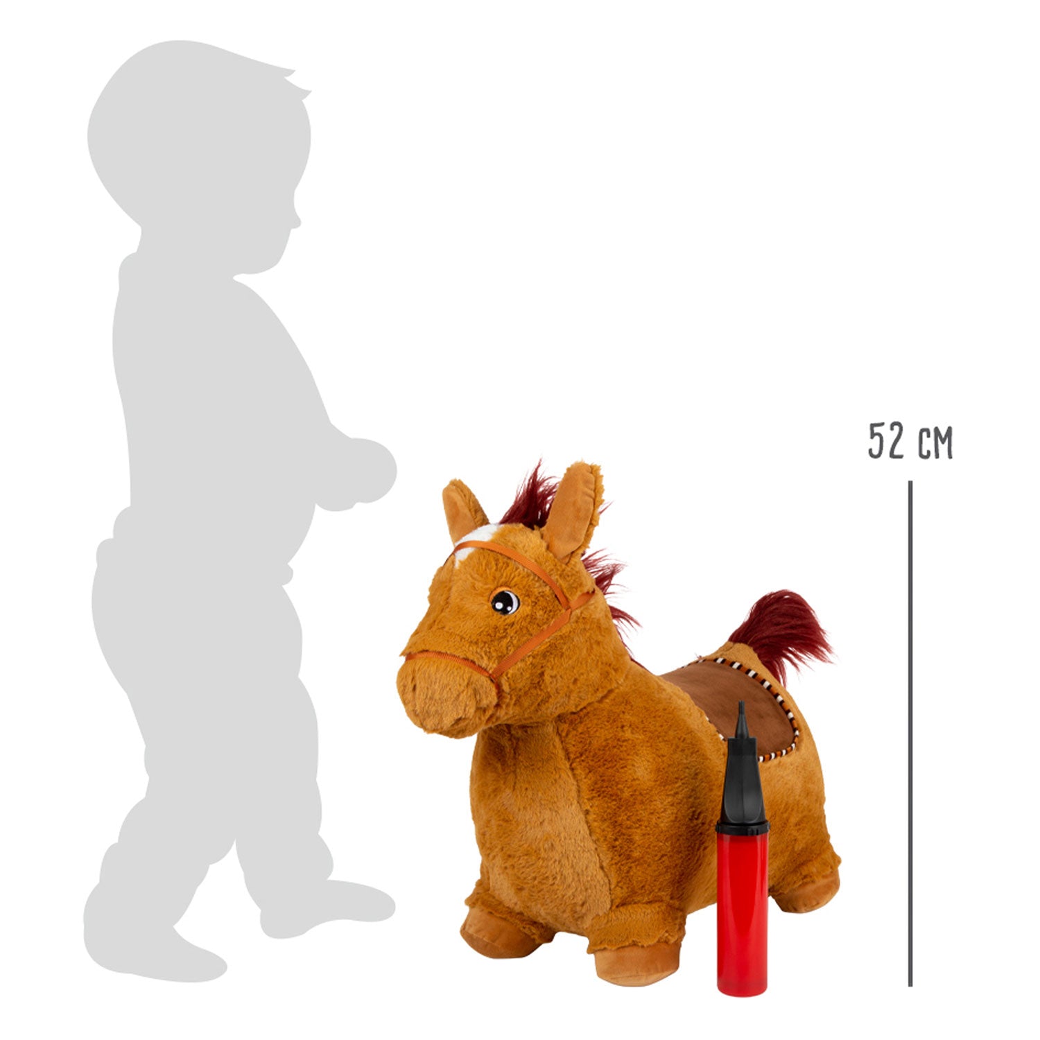 Petit skippyard à pied peluche