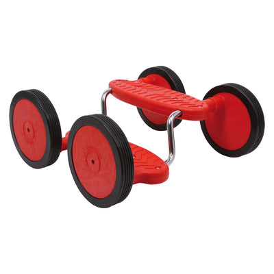 Petit scooter à pédale de pied Rotini rouge